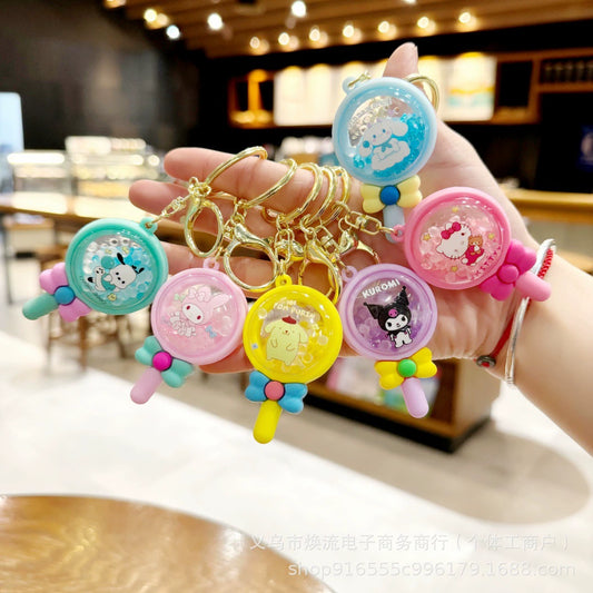 6 pc - Mix kuromi lolipop Keychain Net Price 42