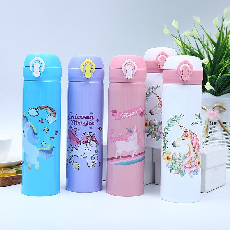 Unicorn 450ml Water Bottle Pack of 10 (eff price 125)