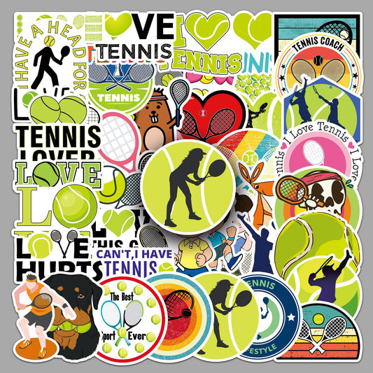 tennis -2 X 50 pc Sticker packets Net price 70