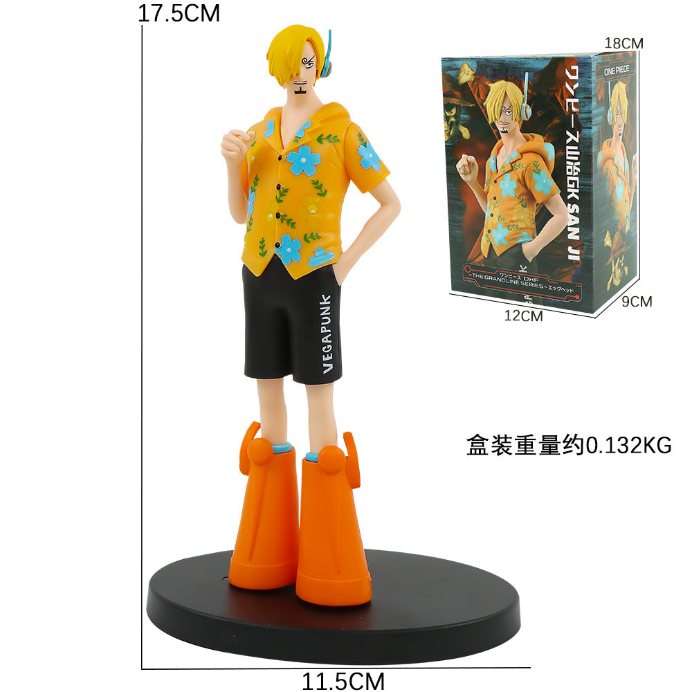 Sanji in gumboots with box