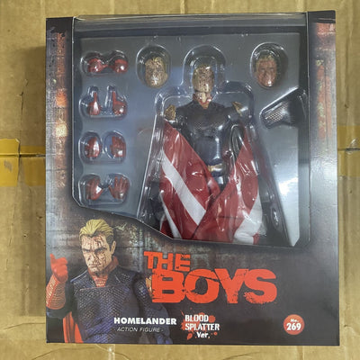 The Boys Homelander Blood Splatter Version 16cm Action Figure NIB