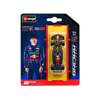 Burago F1 1:64 Oracle Red Bull Racing RB21 (2025 Bahrain GP) (#22 Yuki Tsunoda)