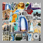 Buildings - 2 X 50 pc Sticker packets Net price 70