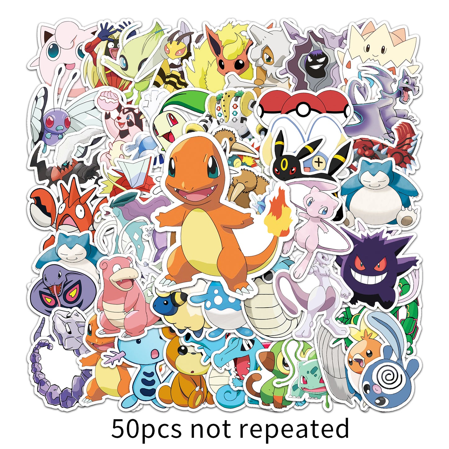 Pokimon  - 2 X 50 pc Sticker packets Net price 70