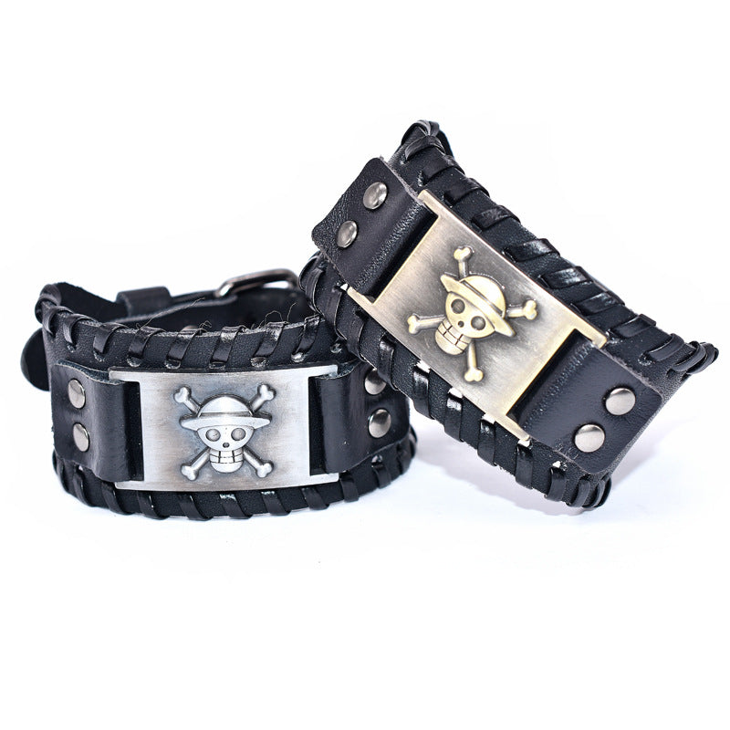 3pcs - Luffy Leather Bracelet net cost 79