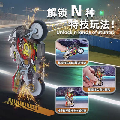 20 pcs - Stunt Bike with Spark Net price 45