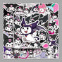 kuromi black 3  (  2 X 50 pc ) Sticker packets Net price 70
