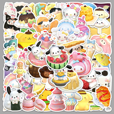 kuromi 2   ( 2 X 50 )  pc Sticker packets Net price 70