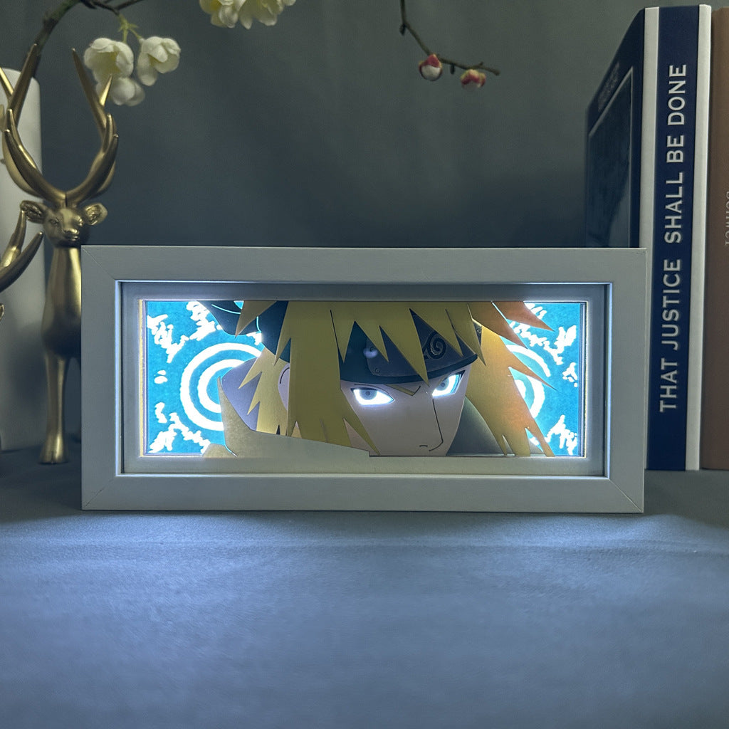 Minato box lamp with remote