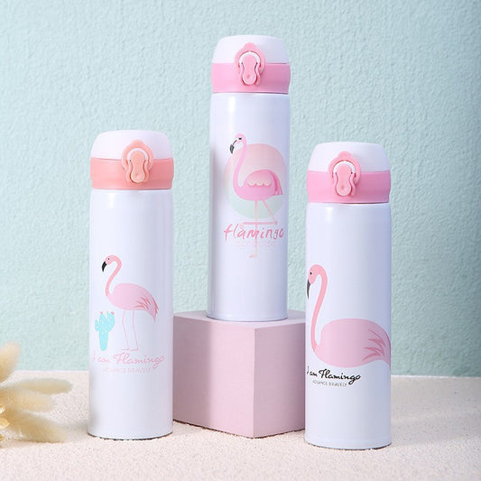 Flamingo 450ml Water Bottle Pack of 10 (eff price 125)