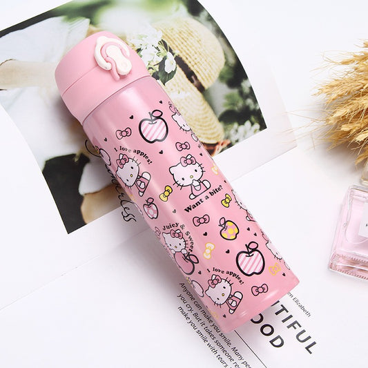 Hello Kitty Print 450ml Water Bottle Pack of 10 (eff price 125)