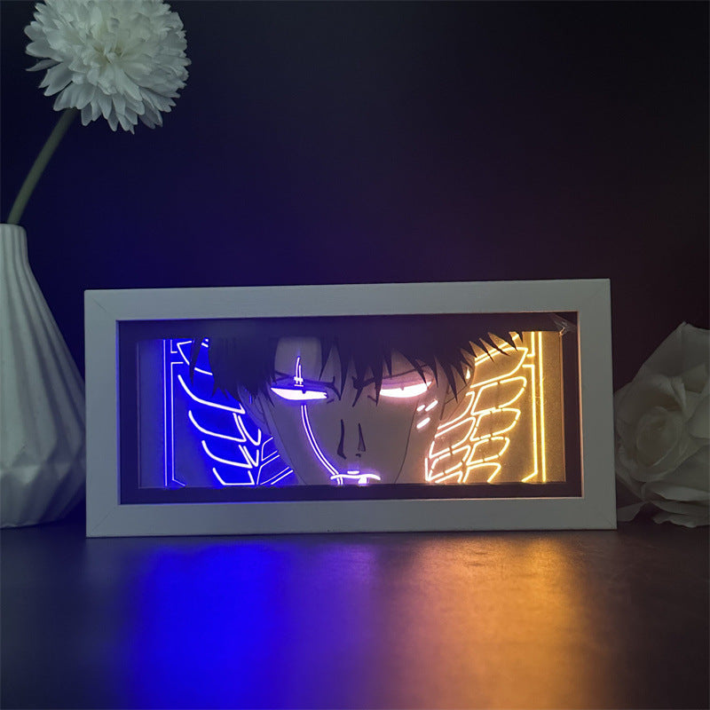 Attack on Tittan 3d rectanguar Lamp