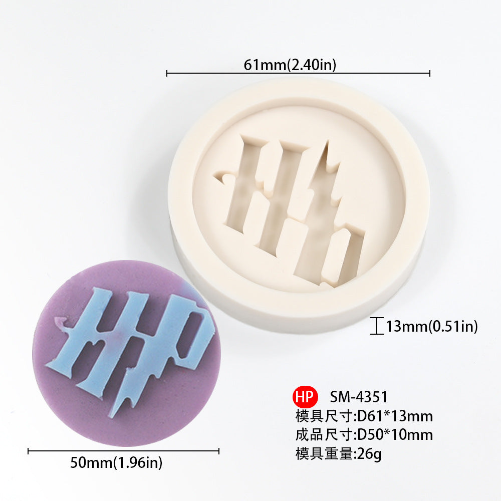 hp magic boy choclate mould hp logo