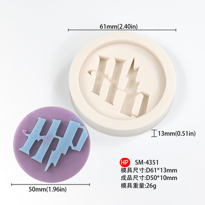 New hp magic boy choclate mould hp logo