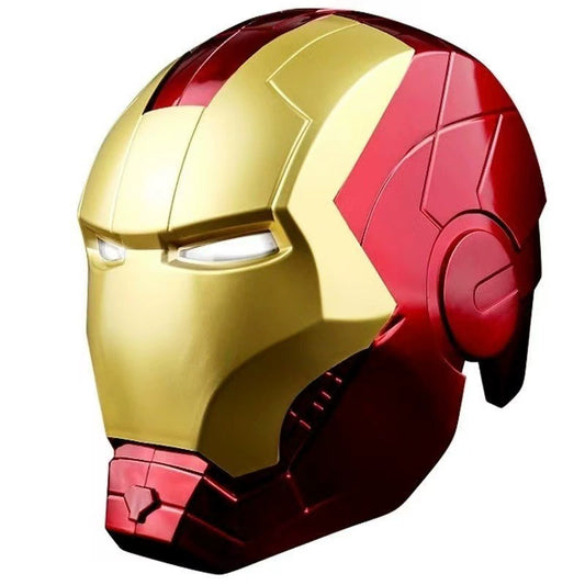 IRON-MAN HELMET WITH VOICE REPEATER TOUCH PANEL FOR LIGHT