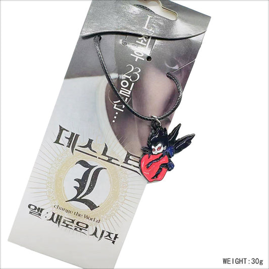 3 pc - deathnote red neckalce  opp net price 55