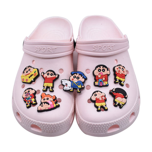 Shinchan set of  9 Shoe Croc Accesorie
