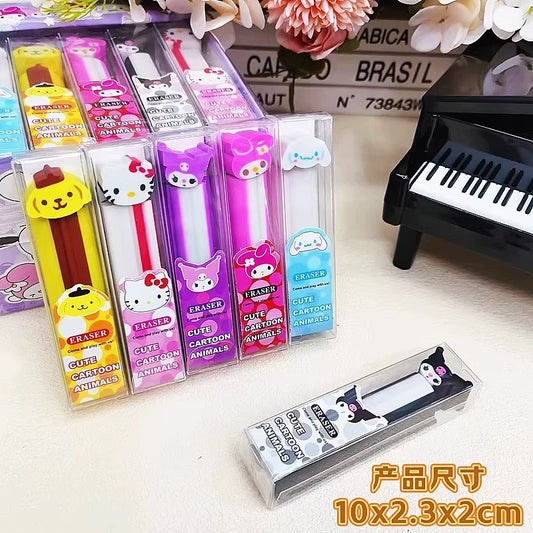 6pcs - Long Kuromi Erasers Net price 25