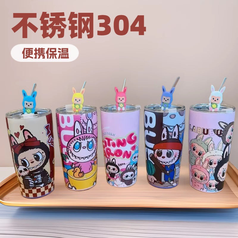 600ml Labubu Sipper