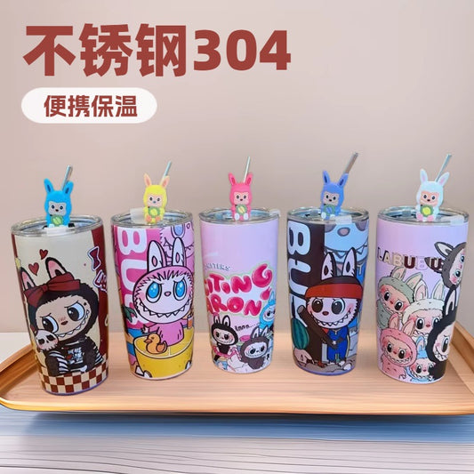 600ml Labubu Sipper