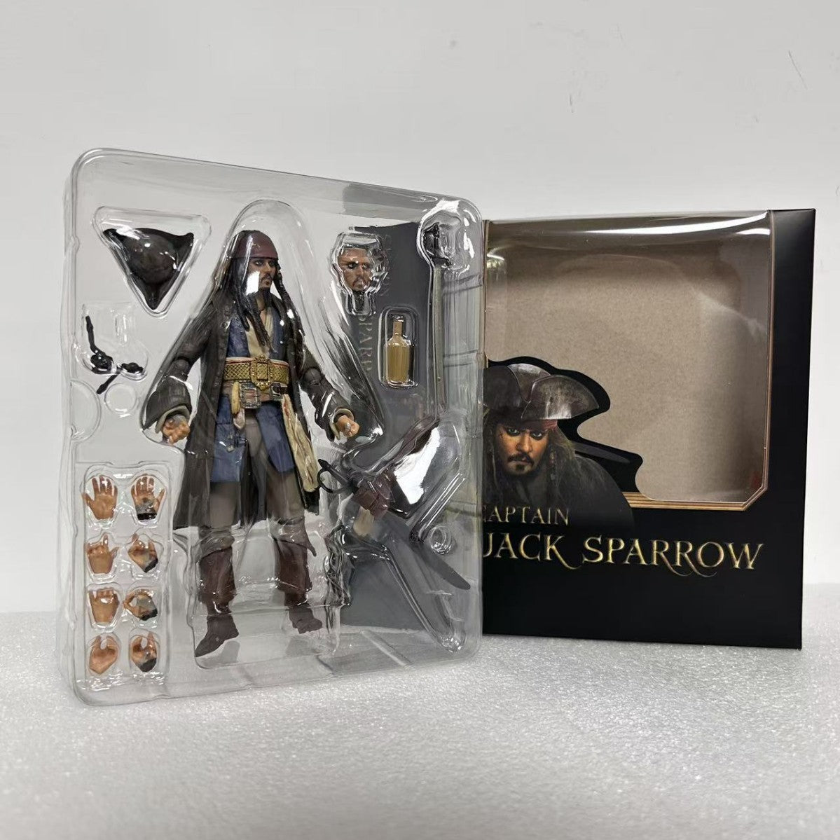 Captain Jack Sparrow 15cm Articulated Figure Movie Collectible New