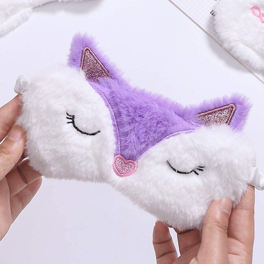 2pcs - Purpule Fox Eye mask  net price 85