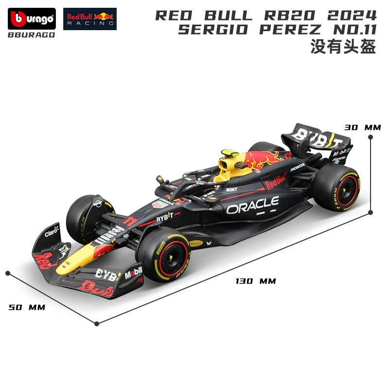 Redbull -Sergio 2024 1:43 Bu-rago Diecast car