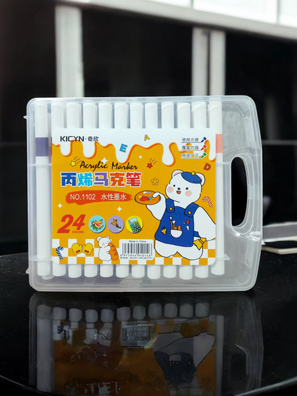 2 Box - Acrylic Marker Set of 24, Net Box Price 128
