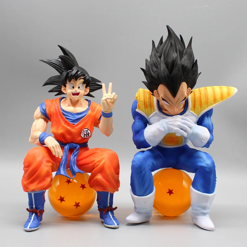 DBZ Set of 2 Goku and vegeta on Ball