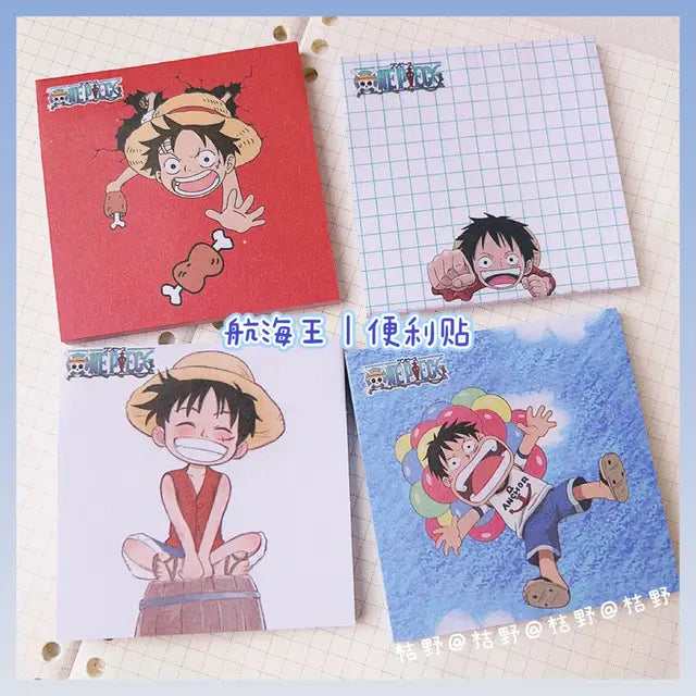 12 pcs- One piece Sticky Notes Net price 18 Rs