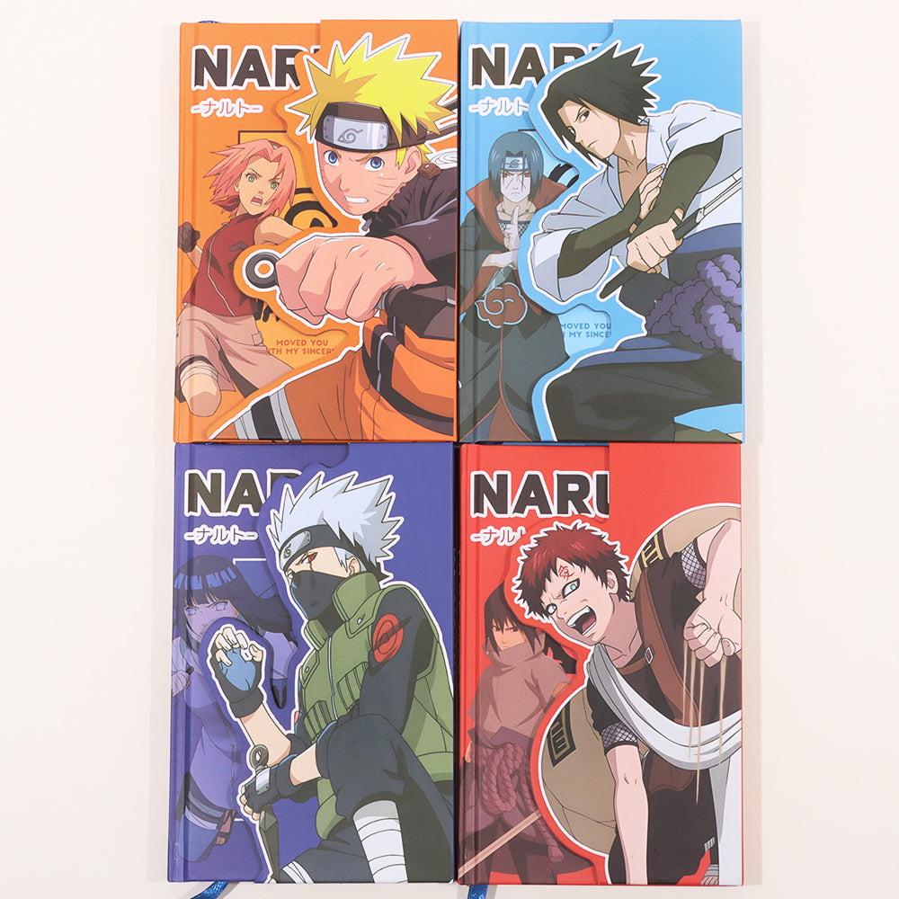 2pcs- Naruto family mix design a6 size diary  (net price -98)