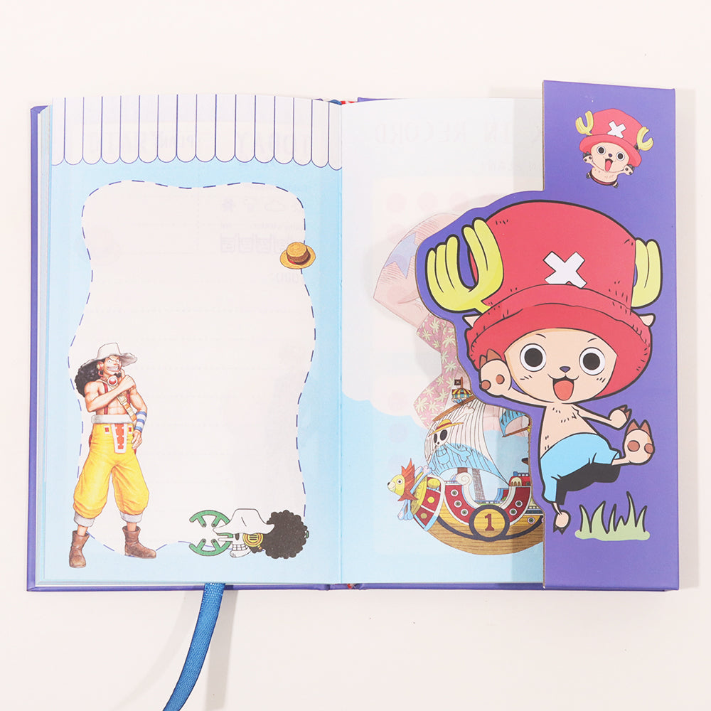 2pcs- One piece family mix design  a6 diary ( net price -98 )