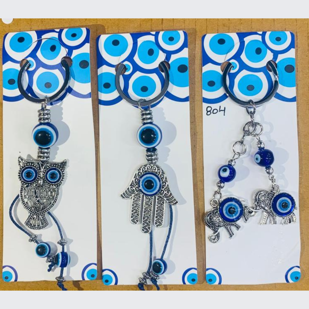 12pcs- Evil eye mix design keychain ( eff price 45 )