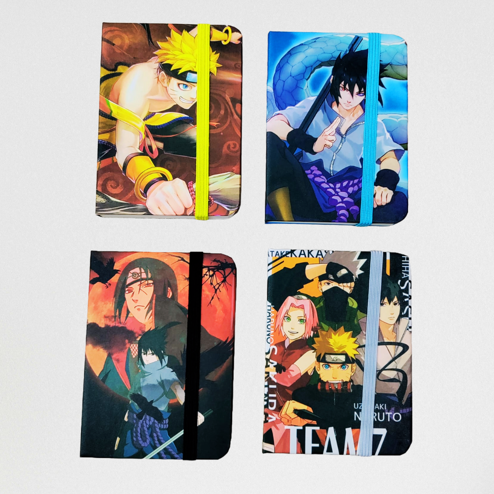 6 pcs Naruto a7 Chibby Diary Net Price Rs 42