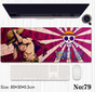 One piece luffy with hat table mat