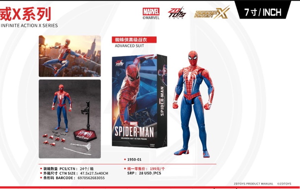 ZD Toys Marvel Avengers Spider Advance (1950-01)