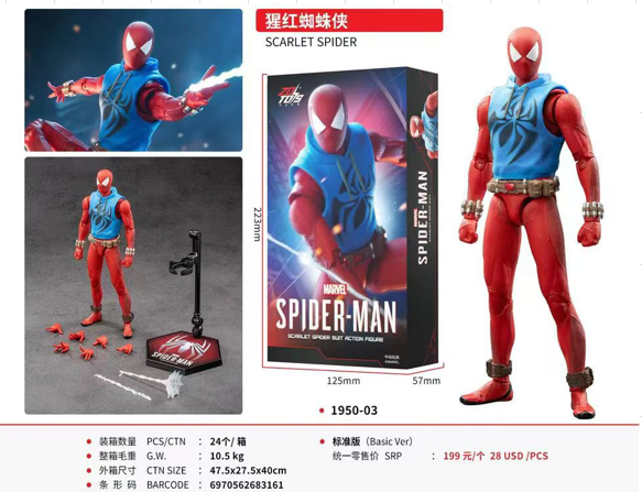 ZD Toys Marvel Avengers Scarlet Spidy  (1950-03)