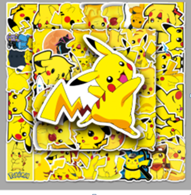 Pokmon piakch Stickers set of 50