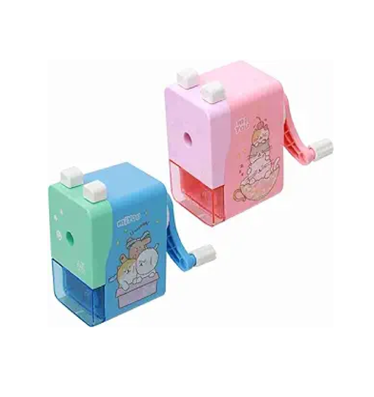 Set of 2 Rabbit Ear Shape Manual Pencil Sharpener (eff price 75)