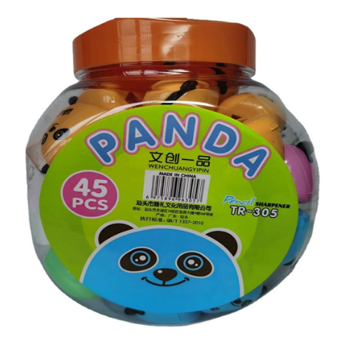 Panda Shaped Pencil Sharpener 45 pcs box (eff price 10 )