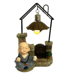 Buddha lamp with home gate