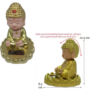 Buddha Monk Solar Power Shaking Head