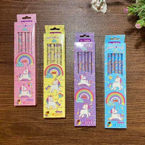 12 packets- Unicorn Pencil (eff price 38) (12pcs/packet)