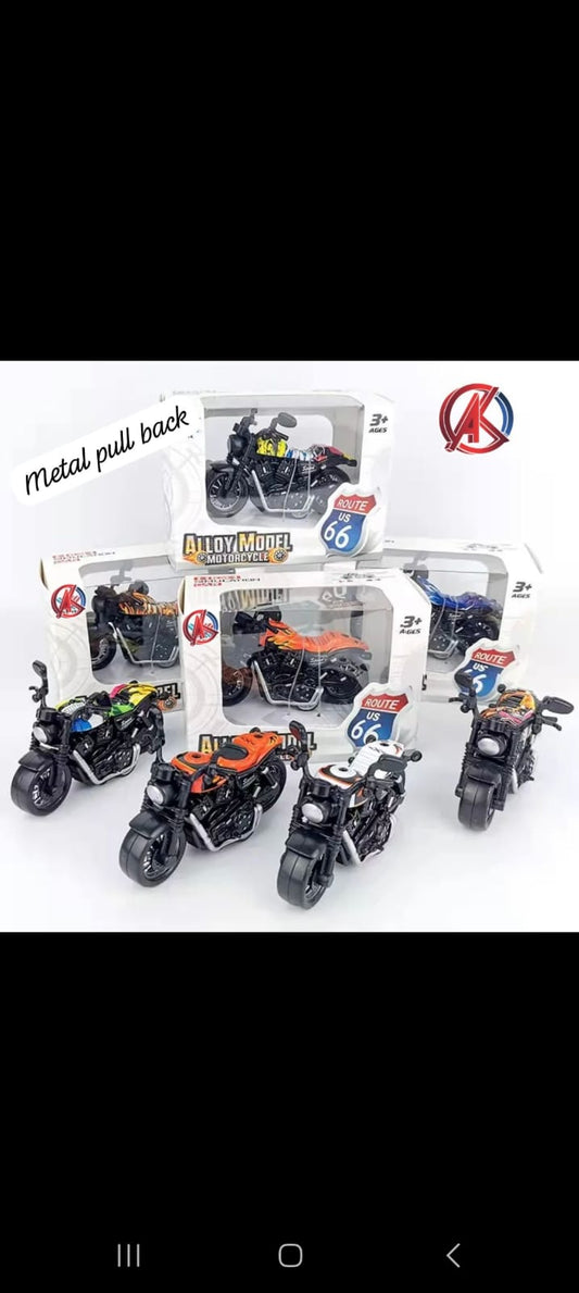 New colour pushback bike Diecast ( Pack of 3 ) eff price 120