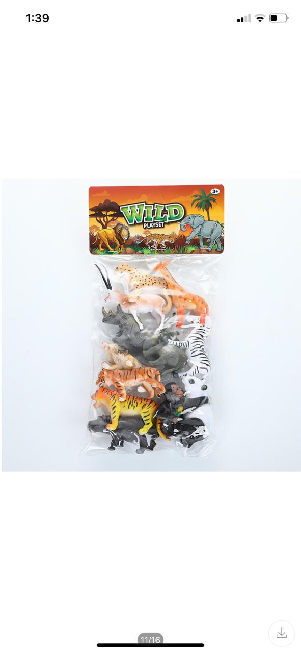wild Animal toys pack of 3 ( eff price 70 )