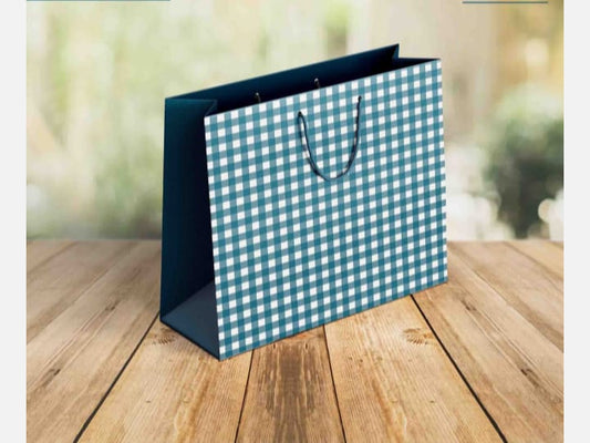 Square medium size paper gift bag Pack of 12