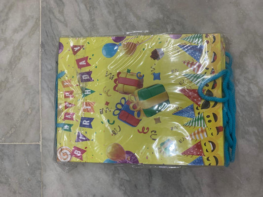 Birthday theme  Small size paper bag Pack of 12
