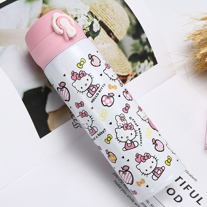 Hello Kitty Print 450ml Water Bottle Pack of 10 (eff price 125)