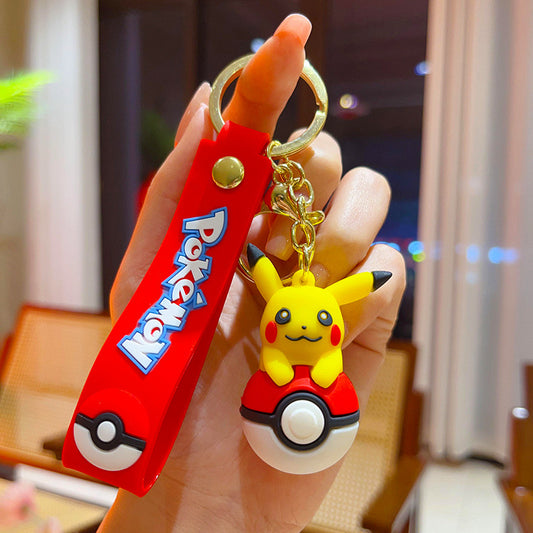 Pikachu  Rubber keychain
