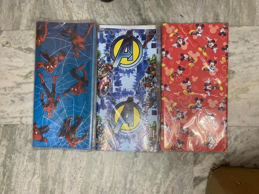 Superhero multi design wrapping sheet